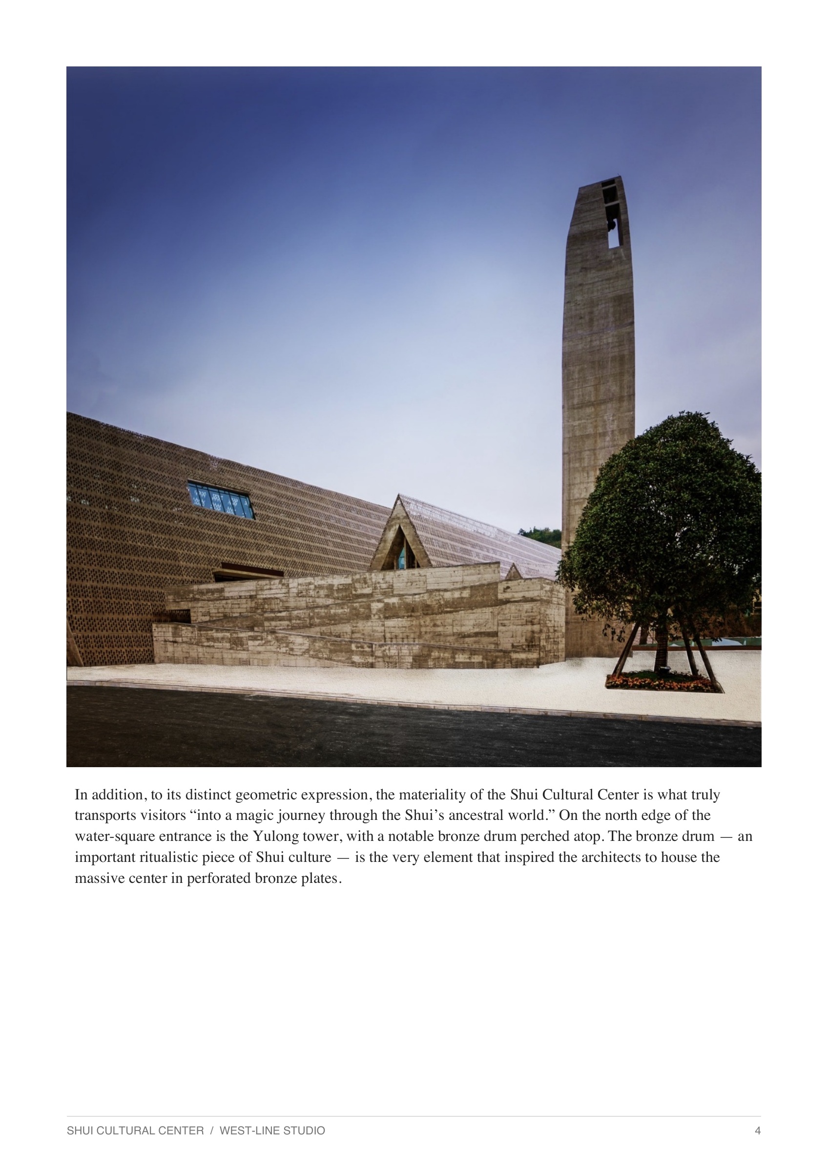 Architectural Details: Shui Cultural Center by West-Line Studio