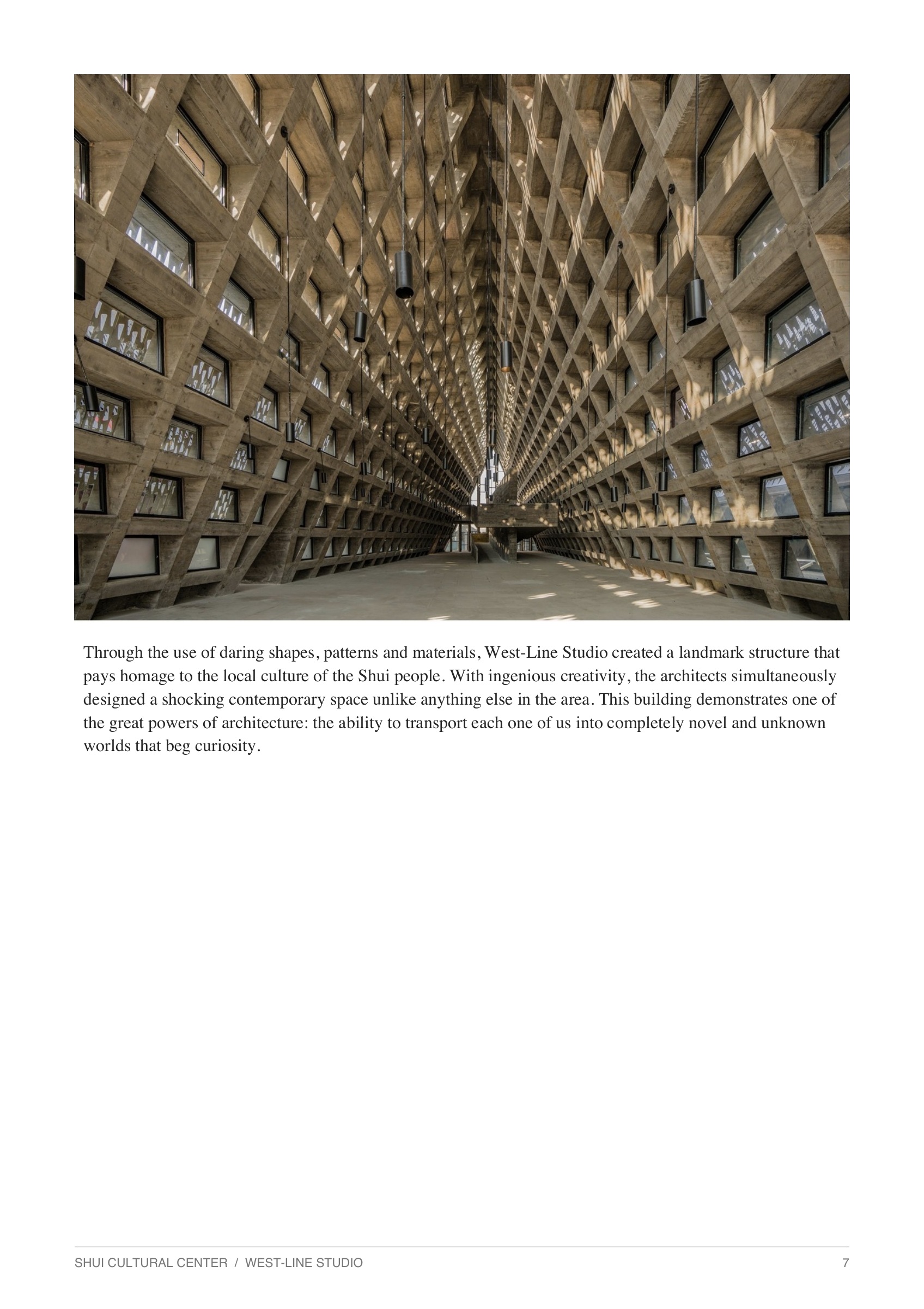 Architectural Details: Shui Cultural Center by West-Line Studio