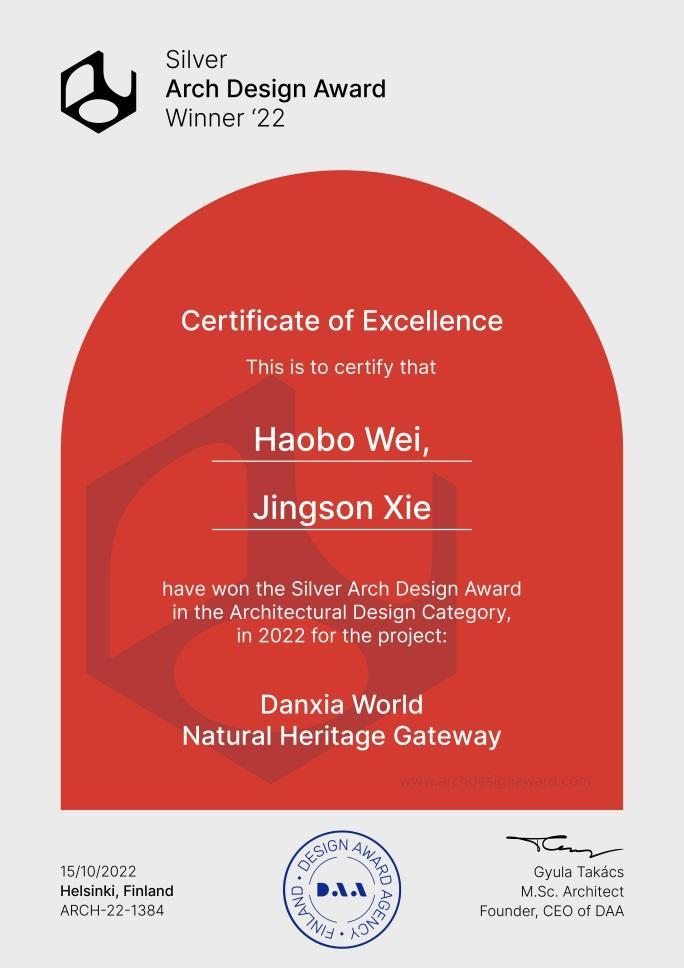 Two landscapes, two awards