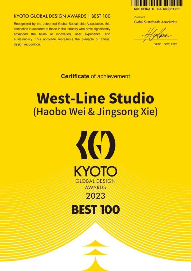 Kyoto Global Design Awards: Best 100