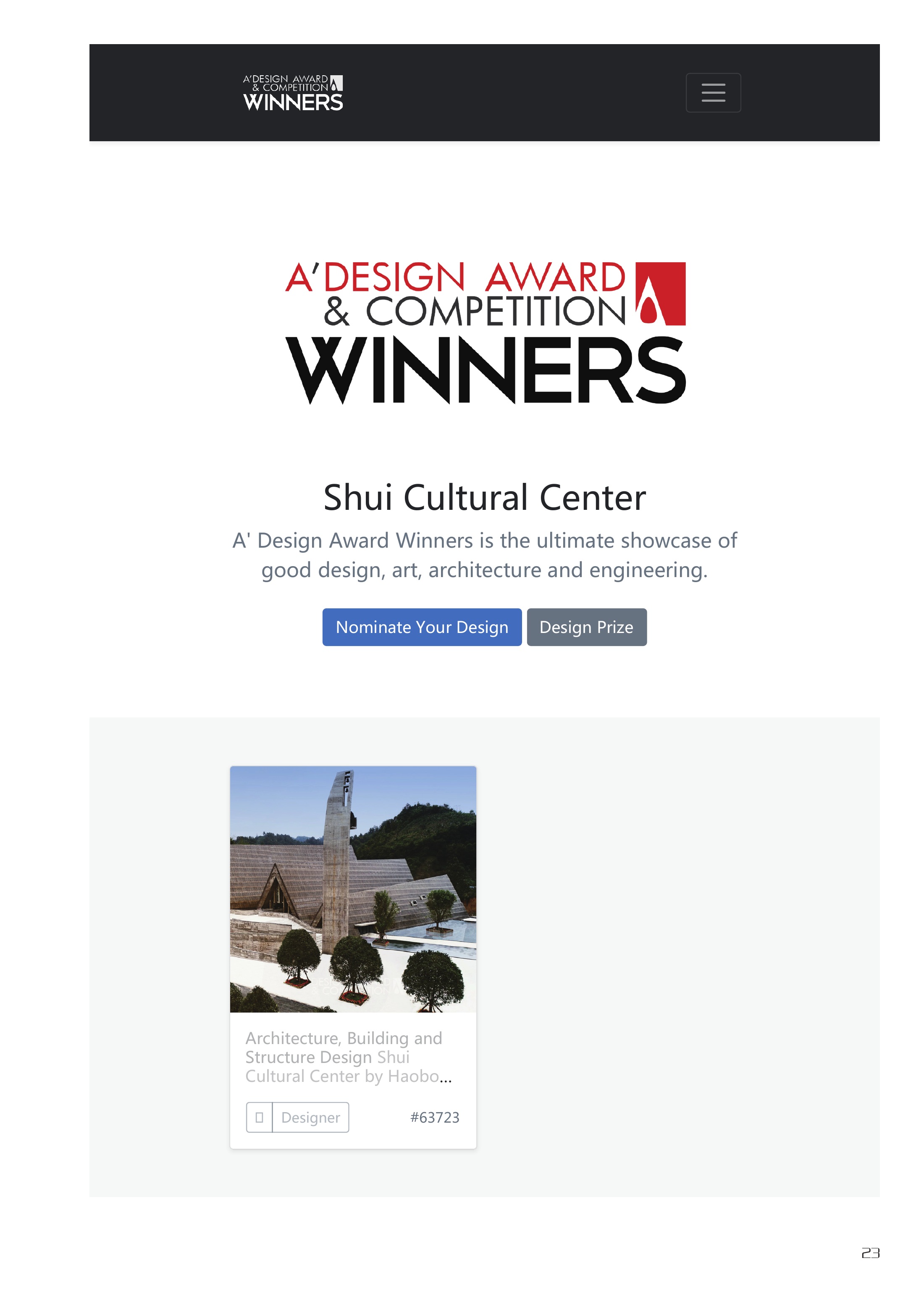 Shui Cultural Center